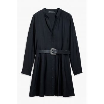 Rochie-camasa scurta cu cordon