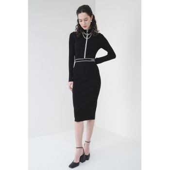 Rochie midi cu logo