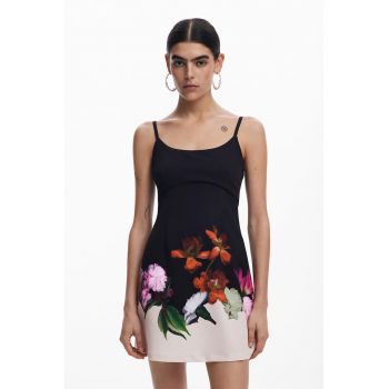 Rochie scurta cu model floral