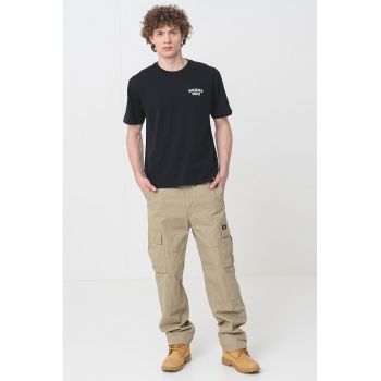 Tricou cu decolteu la baza gatului - din bumbac