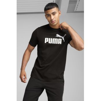 Tricou cu decolteu la baza gatului si logo