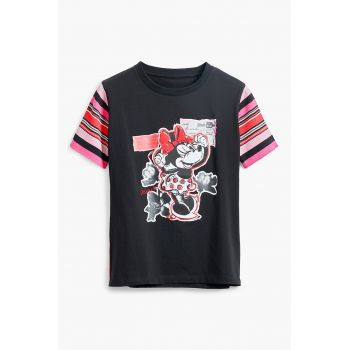 Tricou cu imprimeu cu desene animate