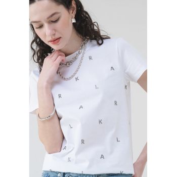Tricou de bumbac organic cu logo