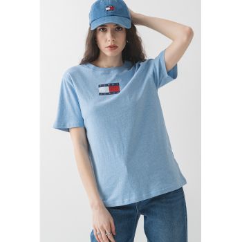 Tricou lejer din bumbac cu logo