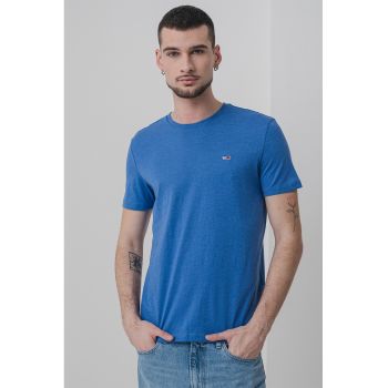 Tricou slim fit cu logo discret