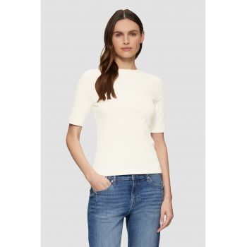 Tricou slim fit cu striatii