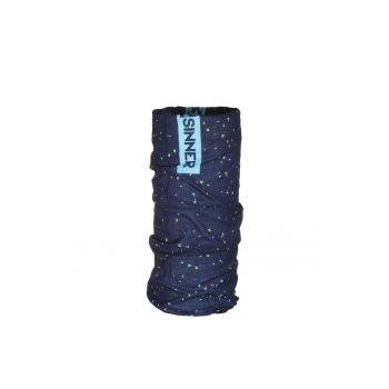 Bandana  Black Speckles - Albastru - marime universala