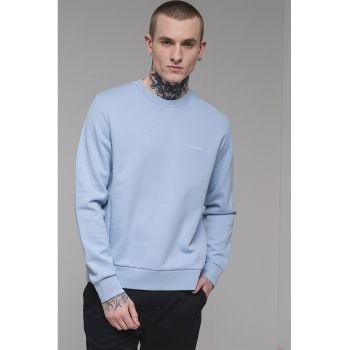 Bluza de trening regular fit din amestec de bumbac organic