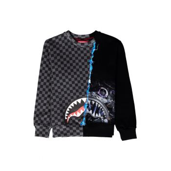Bluza de trening unisec cu mansete elastice si model