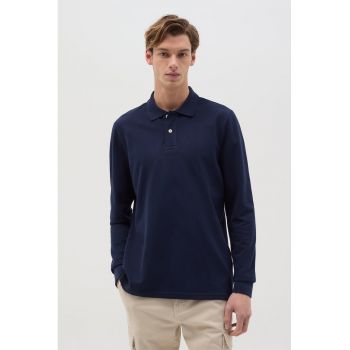 Bluza polo de bumbac