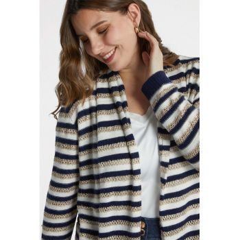 Cardigan cu dungi