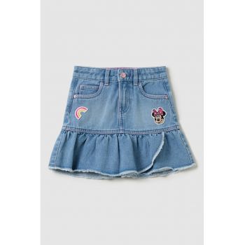 Fusta evazata de denim