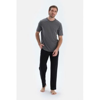 Pantaloni de pijama din amestec de bumbac