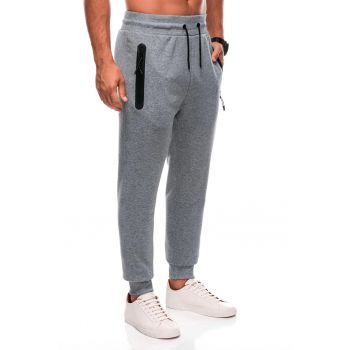 Pantaloni de trening cu buzunare cu fermoar