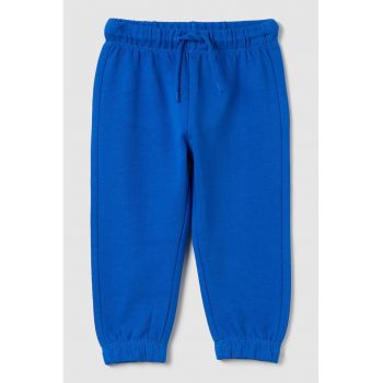 Pantaloni de trening cu talie medie si snur