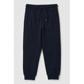 Pantaloni de trening din bumbac cu snur in talie