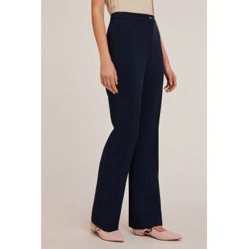Pantaloni eleganti cu talie inalta