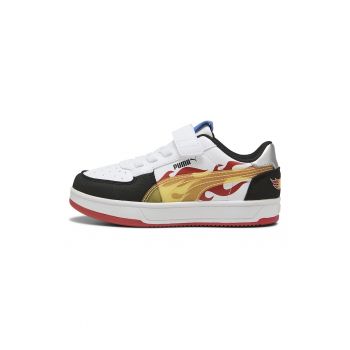 Pantofi sport din piele ecologica cu model grafic