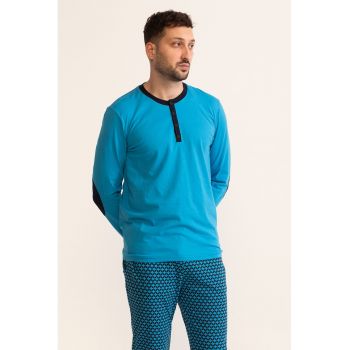 Pijama lunga de bumbac Brian