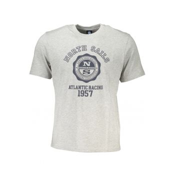 Tricou barbati -  90% Bumbac - 10% Viscosa - Gri - 902840000