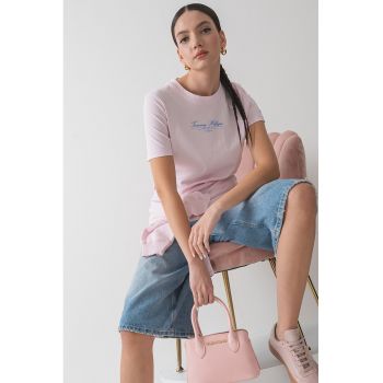 Tricou de bumbac cu imprimeu logo