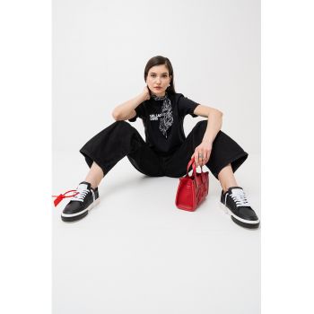 Tricou regular fit din bumbac organic