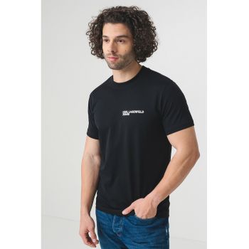 Tricou slim fit de bumbac organic