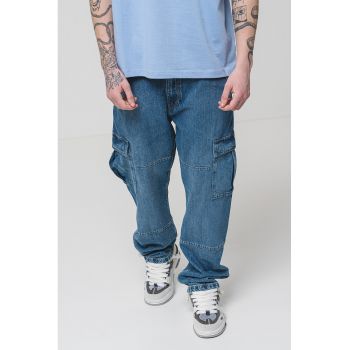 Blugi cargo cu croiala baggy