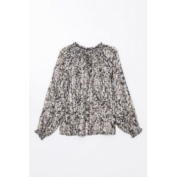Bluza cu imprimeu floral
