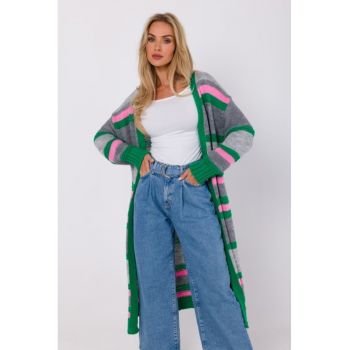Cardigan multicolor in dungi - ieftin
