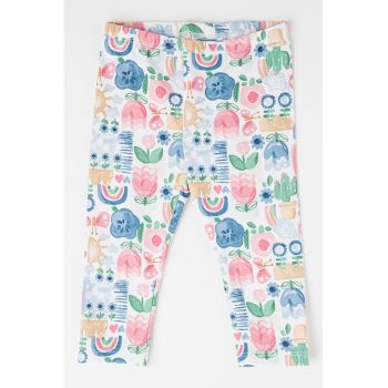Colanti cu imprimeu floral