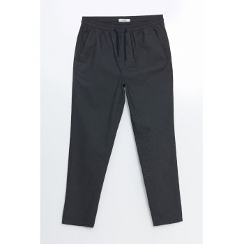 Pantaloni din amestec de bumbac cu buzunare laterale