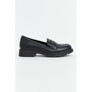 Pantofi loafer din piele ecologica