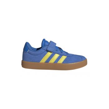 Pantofi sport de piele intoarsa cu garnituri de piele ecologica VL Court 3.0