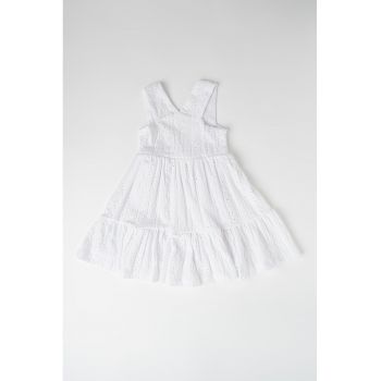 Rochie cu volane si decolteu in V
