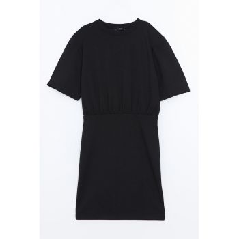 Rochie-tricou scurta cu croiala in A