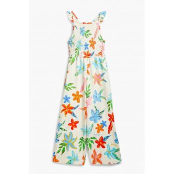 salopeta lunga cu model floral