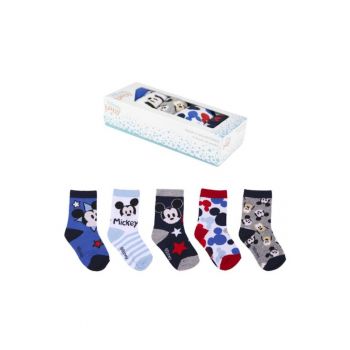 Set 5 sosete - bebe  - Mickey Mouse model 2200007753