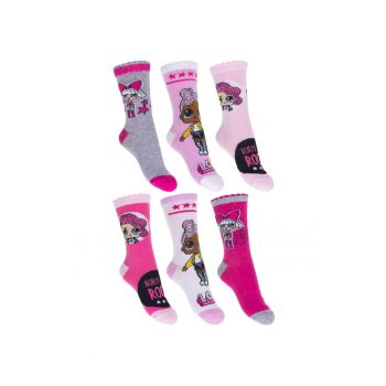 Set 6 sosete - fete -  Multicolor