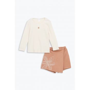 Set de bluza si fusta-pantalon