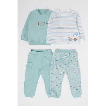 Set de bluza si pantaloni - 4 piese