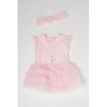 Set de rochie cu tutu si bentita
