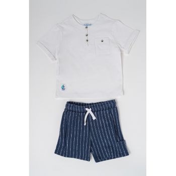 Set de tricou de bumbac si pantaloni