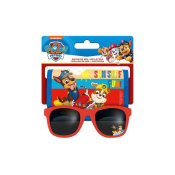 Set ochelari de soare si portmoneu - Sun - surf - fun - rosu