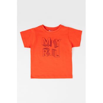 Tricou de bumbac cu imprimeu logo