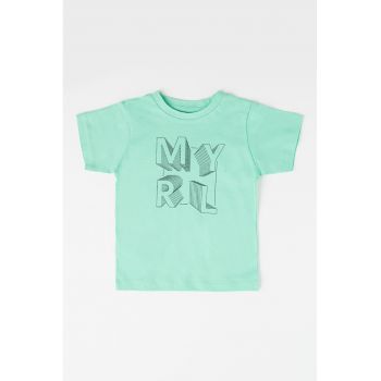 Tricou de bumbac cu imprimeu logo