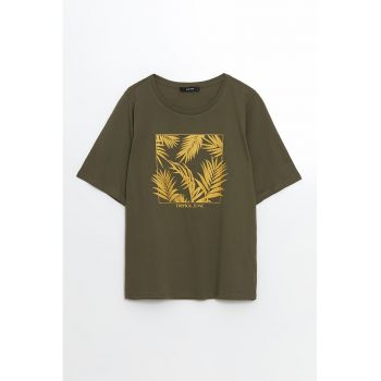 Tricou din bumbac cu imprimeu grafic