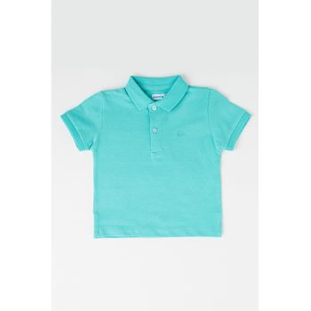 Tricou polo din bumbac pique