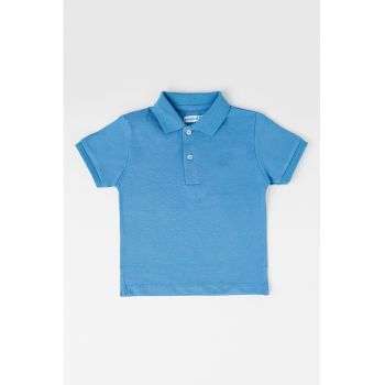 Tricou polo din bumbac pique