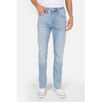 Blugi regular fit cu 5 buzunare